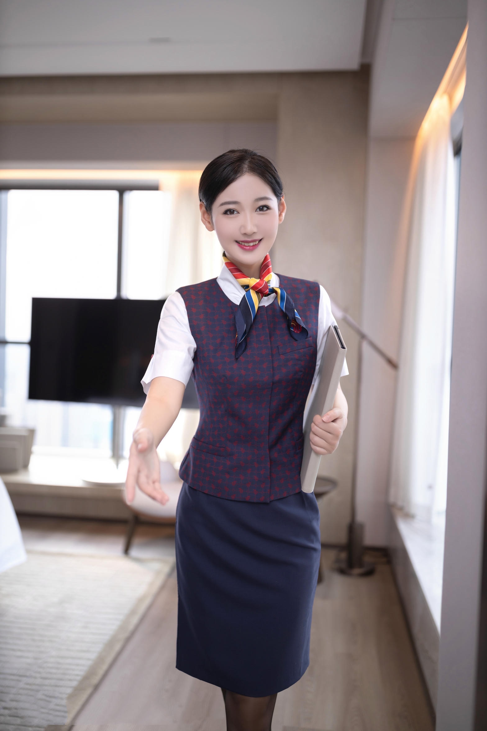 XiuRen 秀人 Vol.1001 唐安琪 国航空姐 美女模特-第3张